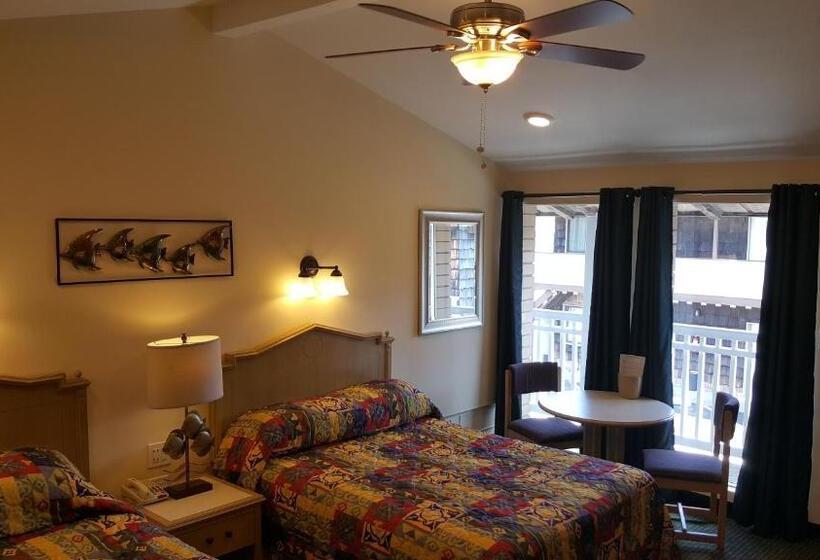 غرفه قياسيه سريرين مزدوجين, Atlantic Motel