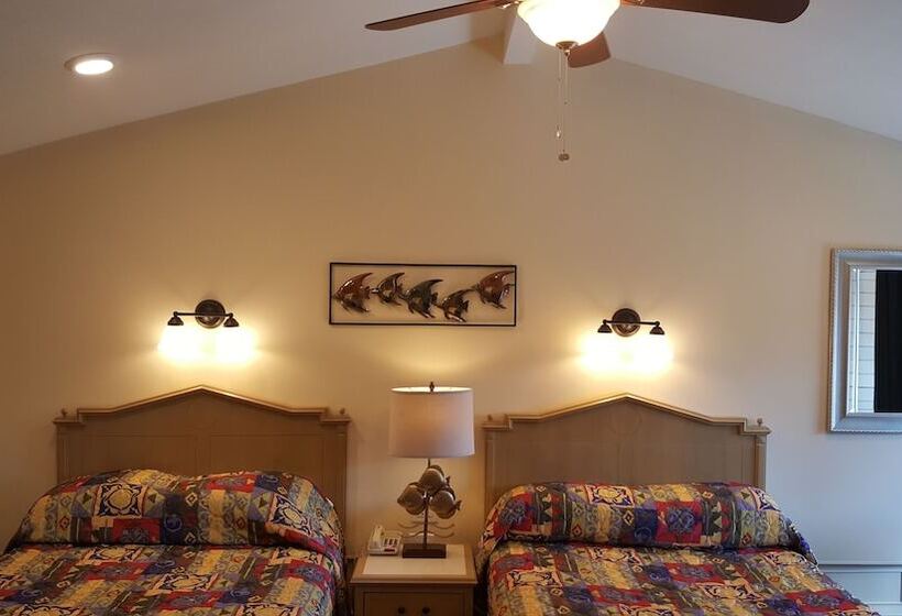 غرفه قياسيه سريرين مزدوجين, Atlantic Motel