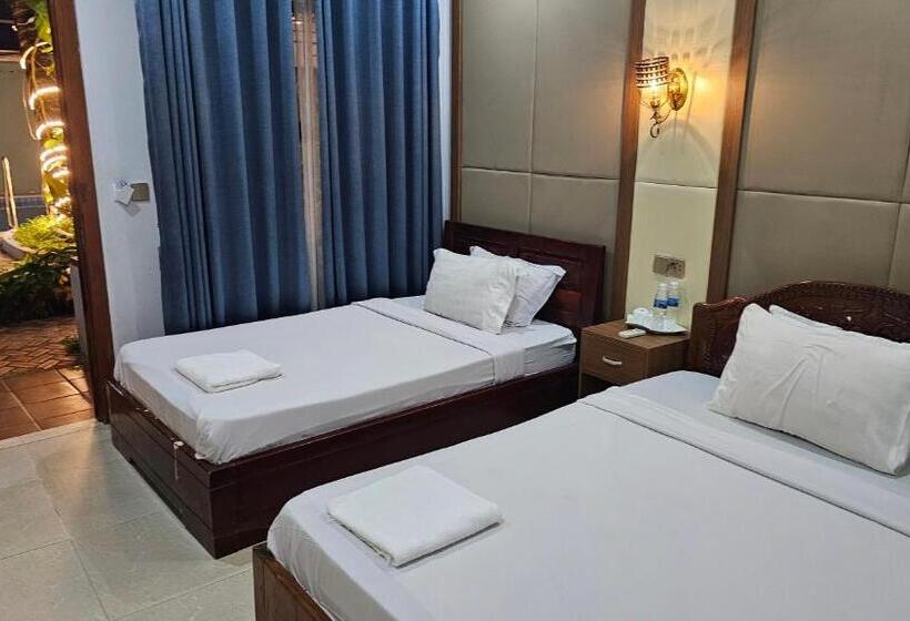 اتاق استاندارد با چشم‌انداز باغ, River View Bangulow & Restaurant