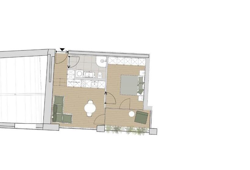 Апартаменты 1 Спальня, Casa Fellin Guesthouse