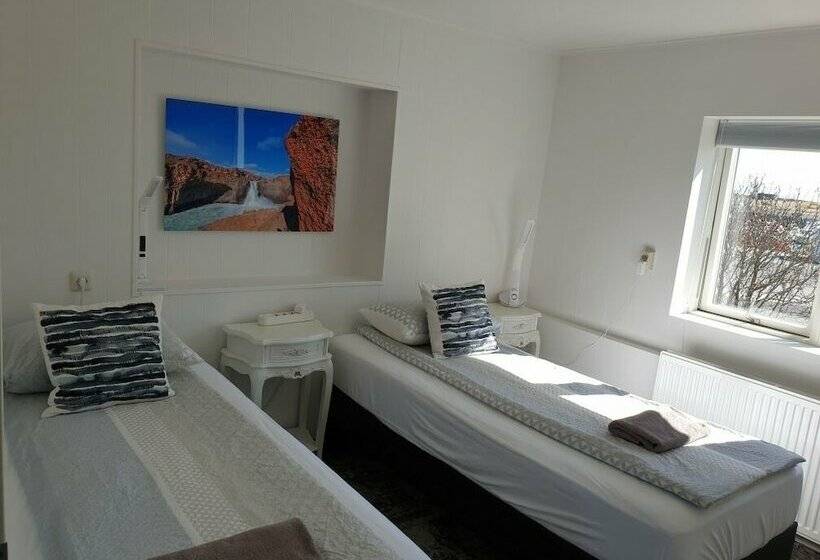 اتاق استاندارد با سرویس بهداشتی مشترک, Guesthouse Dyngja