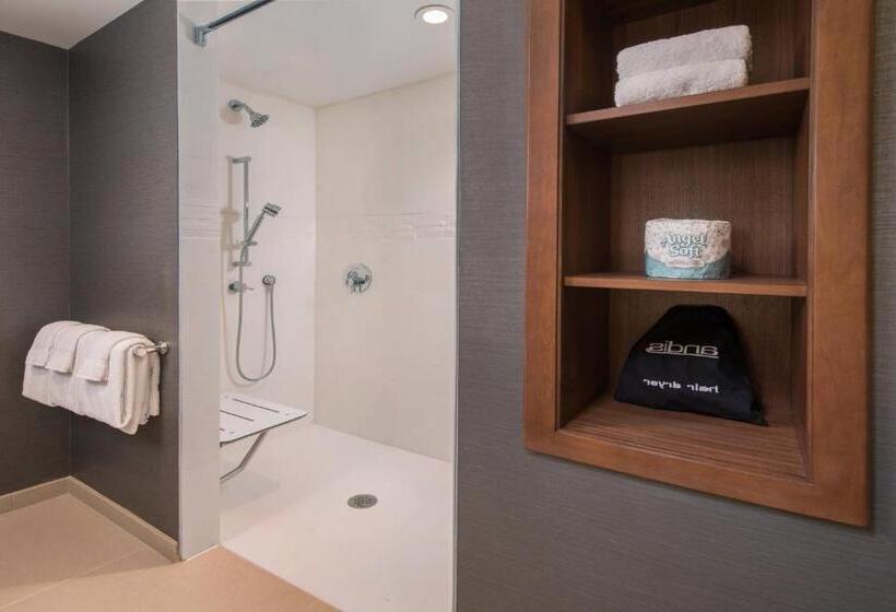 带大床的标准工作室, Residence Inn By Marriott Baltimore At The Johns Hopkins Medical Campus
