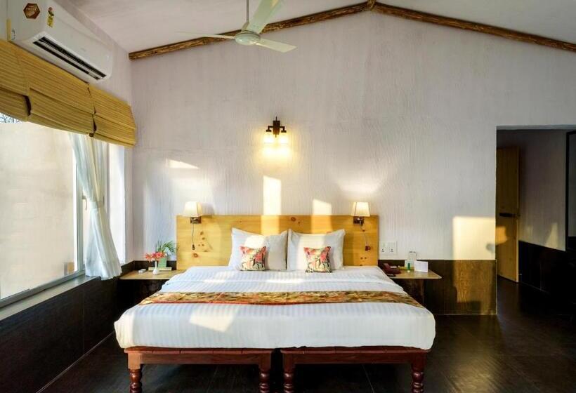 ガーデンビューデラックスルーム, The Riverwood Forest Retreat Pench