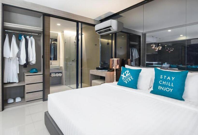 침실 1개 디럭스 아파트, Cross Vibe Pattaya Seaphere   Formerly X2 Vibe Pattaya Seaphere