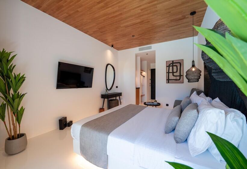 Полулюкс с Бассейном, Ftelia Black Villas