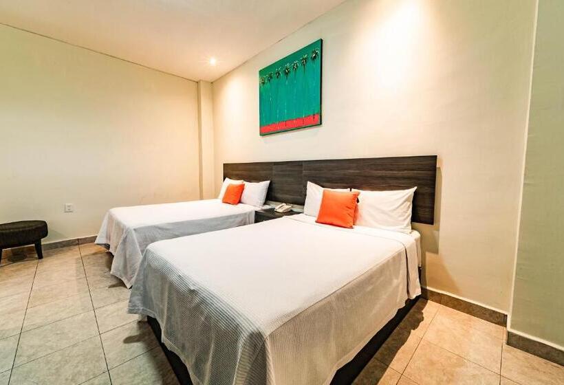 Quarto Estandar, Bed Bed Hotel Perla