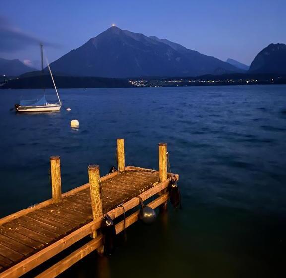 Стандартный Номер Кровать Кинг, Boutique Hotel Niesenblick   Direkt Am Thunersee Gelegen Mit Self Check In & Digitaler Rezeption