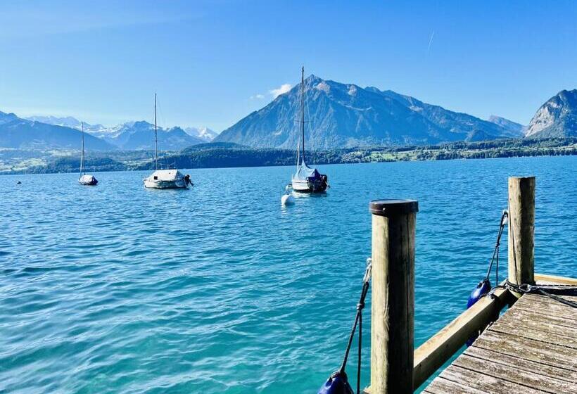 Стандартный Номер Кровать Кинг, Boutique Hotel Niesenblick   Direkt Am Thunersee Gelegen Mit Self Check In & Digitaler Rezeption