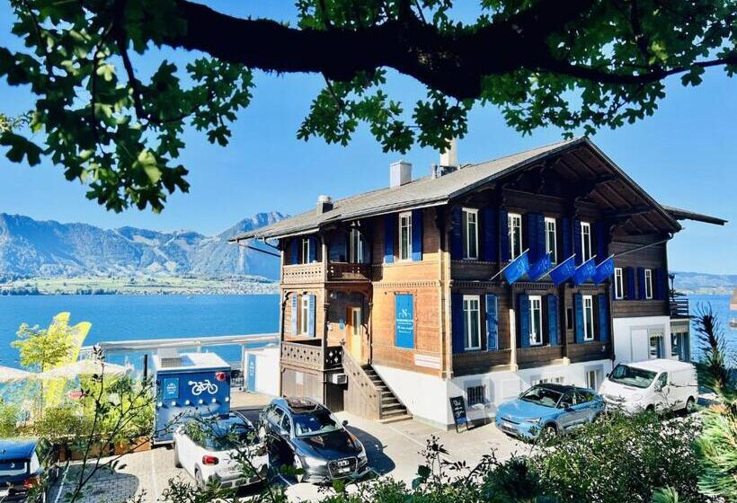 Номер Deluxe Вид на Море с Балконом, Boutique Hotel Niesenblick   Direkt Am Thunersee Gelegen Mit Self Check In & Digitaler Rezeption
