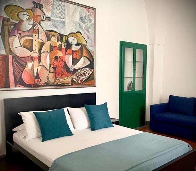 オーシャンビューのデラックストリプルルーム, Diomede Rooms   Manfredi Homes&villas
