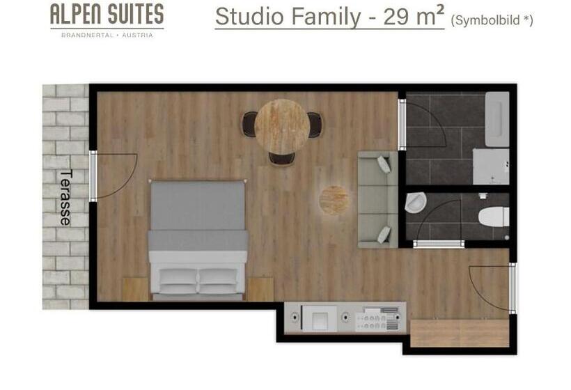 استودیوی سوپریور, Alpen Suites Brandnertal