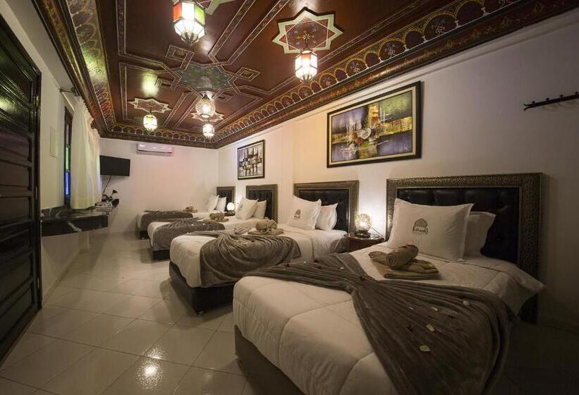 اتاق استاندارد چهار تخته, Riad & Spa Challa