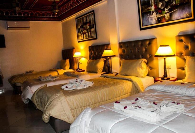 اتاق استاندارد چهار تخته, Riad & Spa Challa