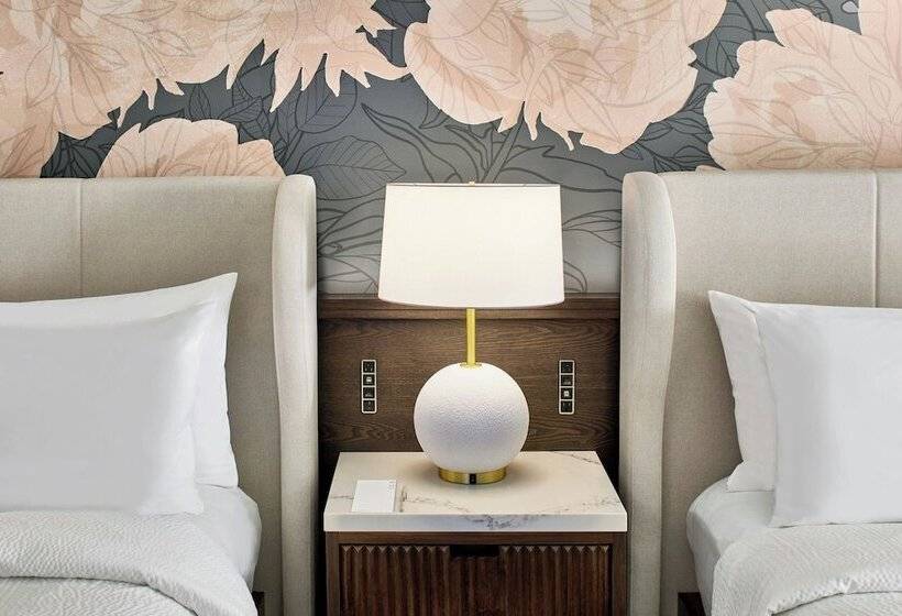اتاق استاندارد با تخت دو نفره بزرگ, Residence Inn by Marriott Nashville Downtown/Convention Center