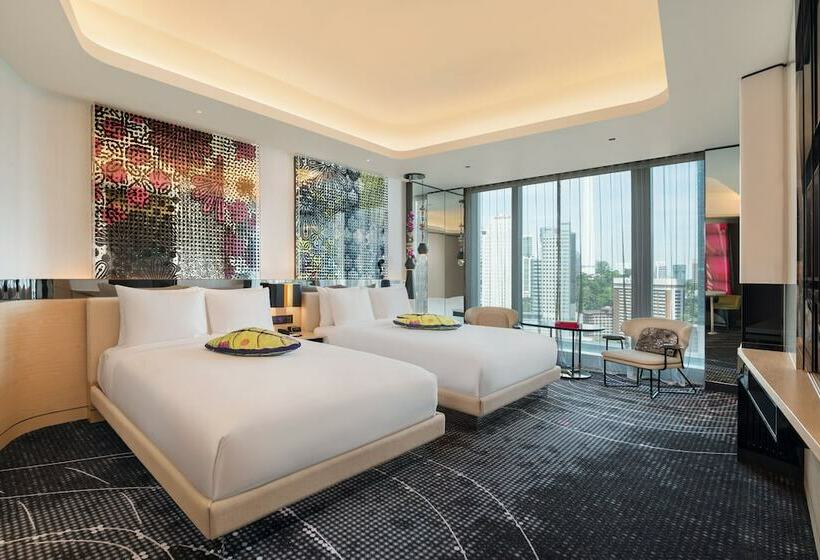اتاق استاندارد با 2 تخت دوبل, W Kuala Lumpur