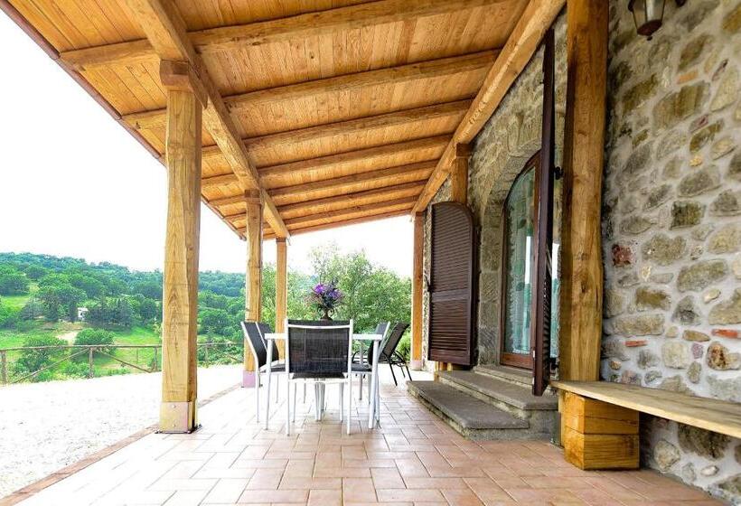 １ベッドルームのデラックスアパートメント, Agriturismo Castello Delle Fornaci   Private Jacuzzi