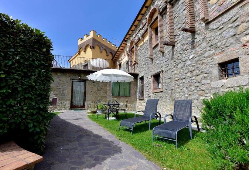 デラックスビラの１ベッドルーム, Agriturismo Castello Delle Fornaci   Private Jacuzzi