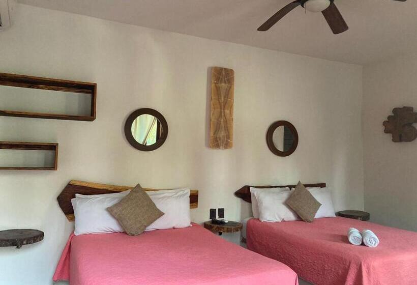 Standard-huone 2 Parivuodetta, Diosa Del Agua Bacalar
