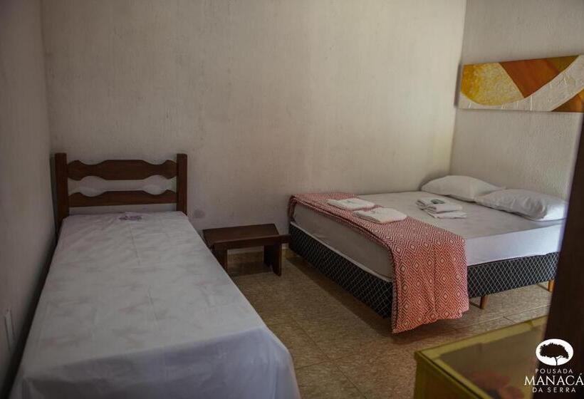 Quarto Triplo Estandar, Pousada Manacá Da Serra