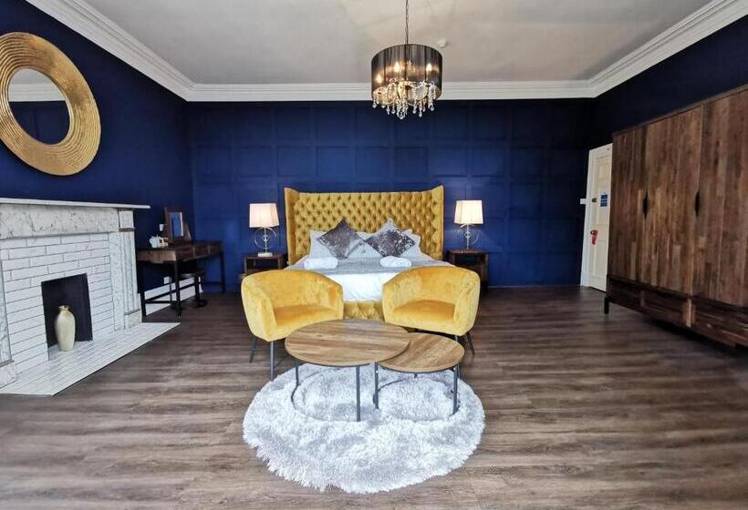 חדר דחוקס עם מיטת קינג, Manor House Hotel Holy Island