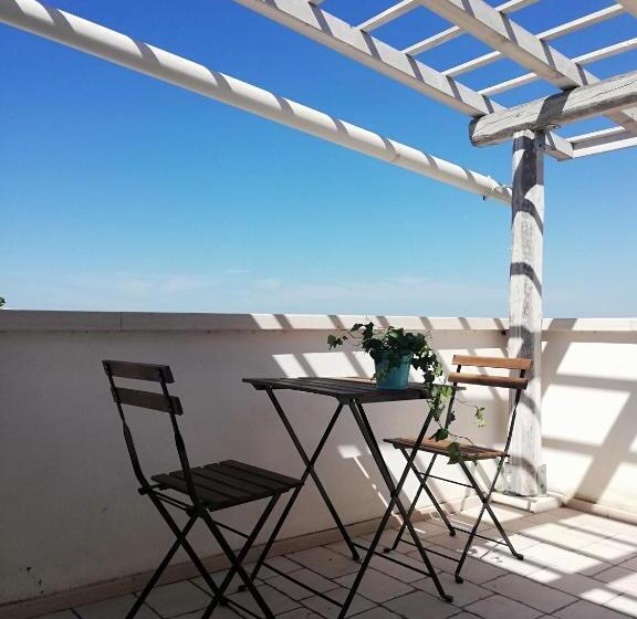 اتاق استاندارد با بالکن و چشم‌انداز دریا, Agriturismo Masseria Cannella
