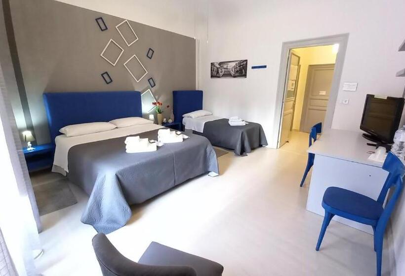 اتاق استاندارد سه نفره, Bed&book Palazzo Cutelli