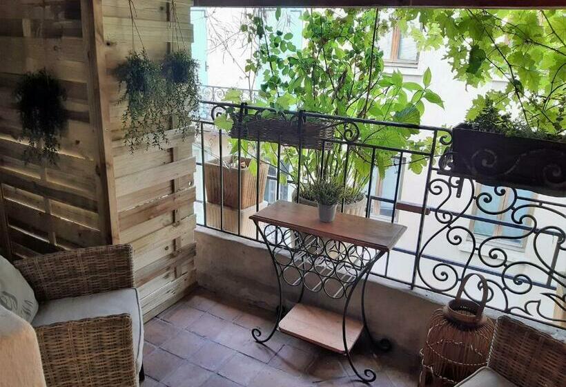 발코니 디럭스 룸, Hôtel Le Patio De Sophie