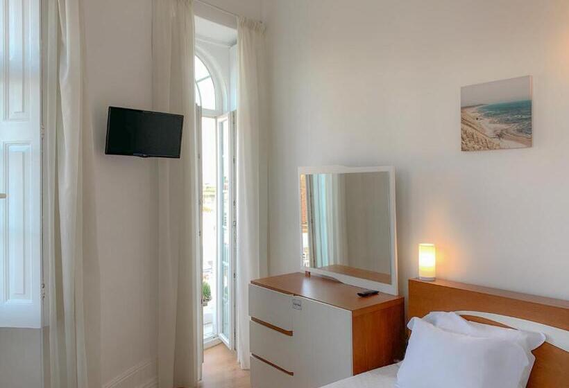 اتاق استاندارد یک تخته با بالکن, Guesthouse Tricana De Aveiro