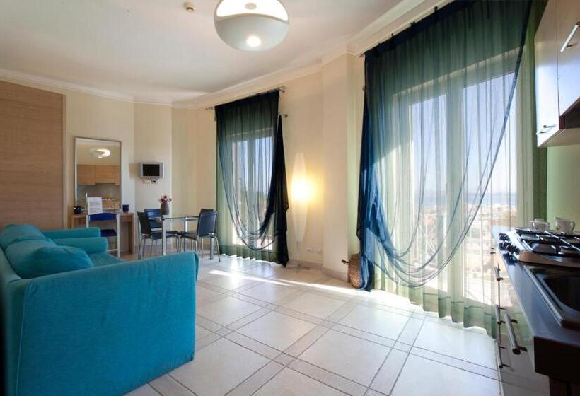آپارتمان سوپریور 1 خوابه با چشم‌انداز دریا, Posidonia Residence