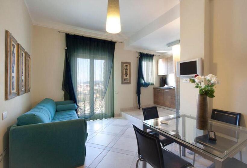 آپارتمان سوپریور 1 خوابه با چشم‌انداز دریا, Posidonia Residence