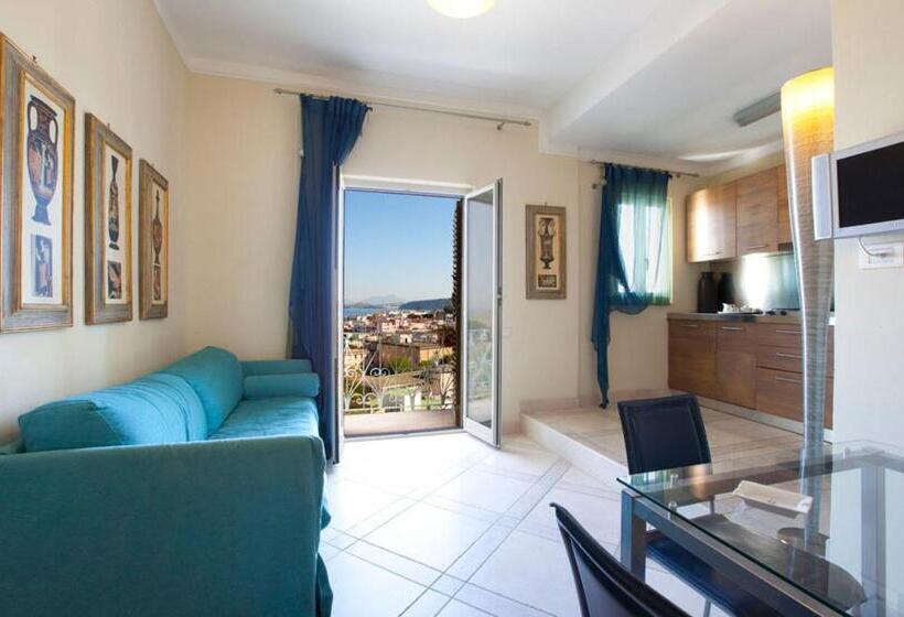 آپارتمان سوپریور 1 خوابه با چشم‌انداز دریا, Posidonia Residence