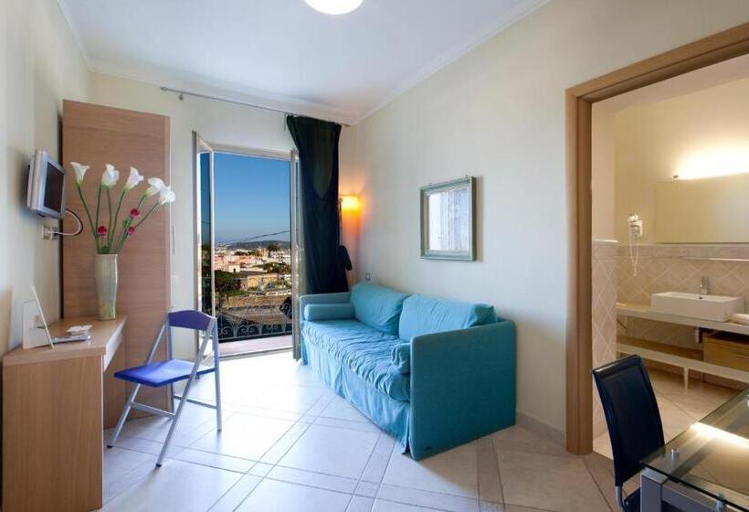 آپارتمان 1 خوابه با چشم‌انداز دریا, Posidonia Residence