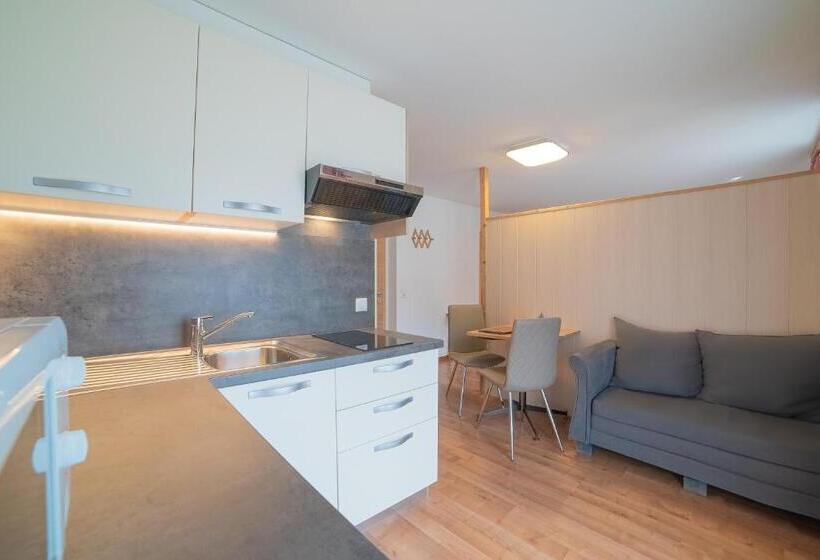 Апартаменты 1 Спальня с Видом, Residence Ortlerhof