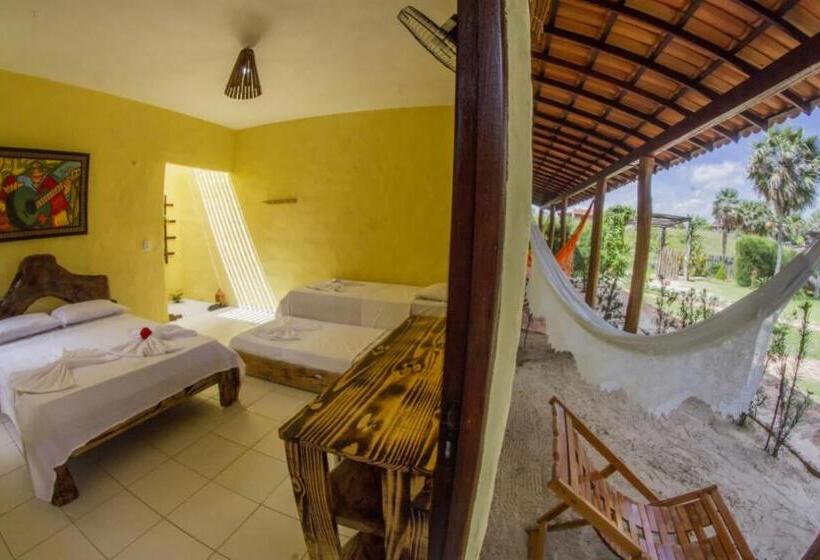 4인용 스탠다드 룸, Pousada Vila Bella   Praia Do Macapá
