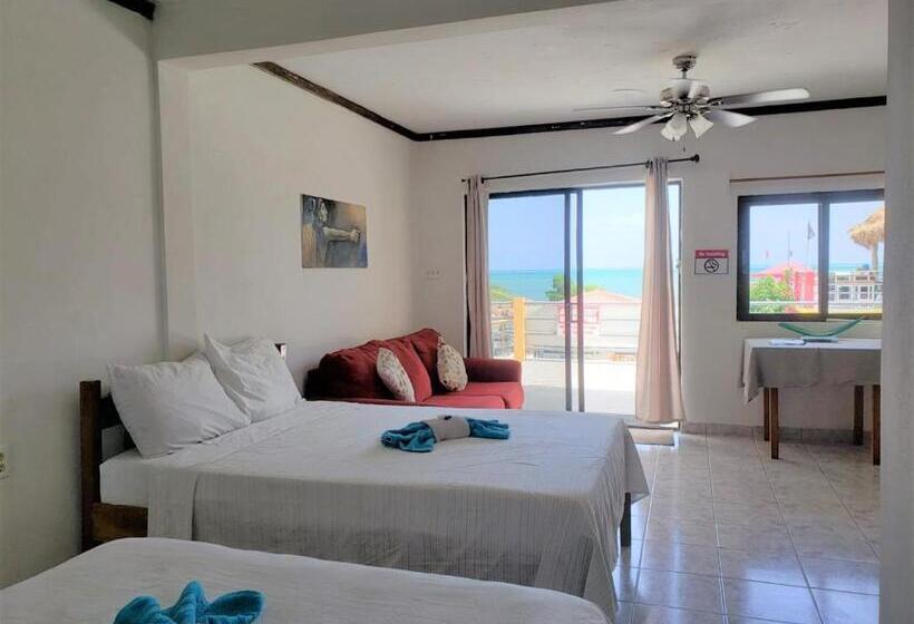 إستوديو قياسى مطل على البحر, Beach Side Condos Caye Caulker By Ccvh