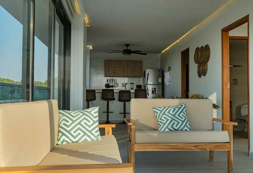 آپارتمان 1 خوابه با چشمانداز دریا, Camino Palmero Coveñas