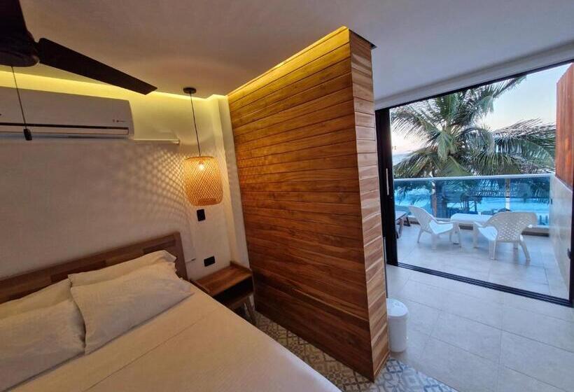 اتاق استاندارد با بالکن و چشمانداز دریا, Camino Palmero Coveñas