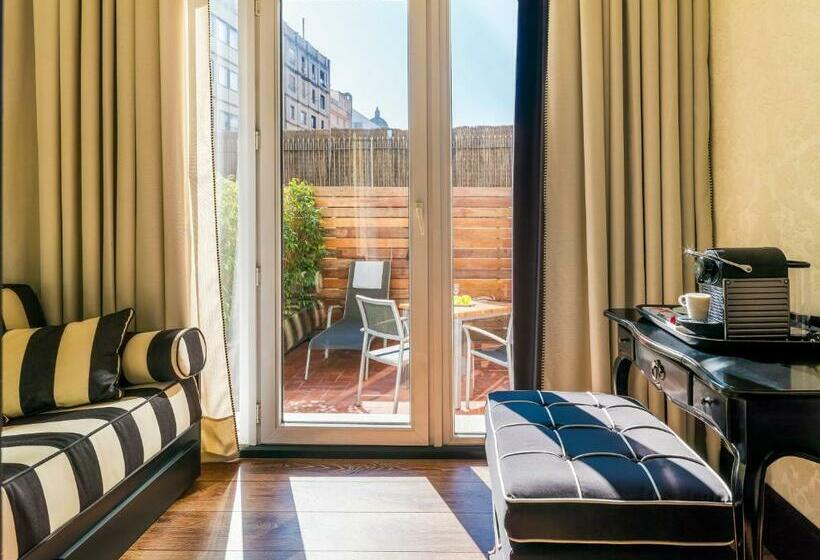 Номер Стандарт с Террасой, Boutique Hotel H10 Catalunya Plaza
