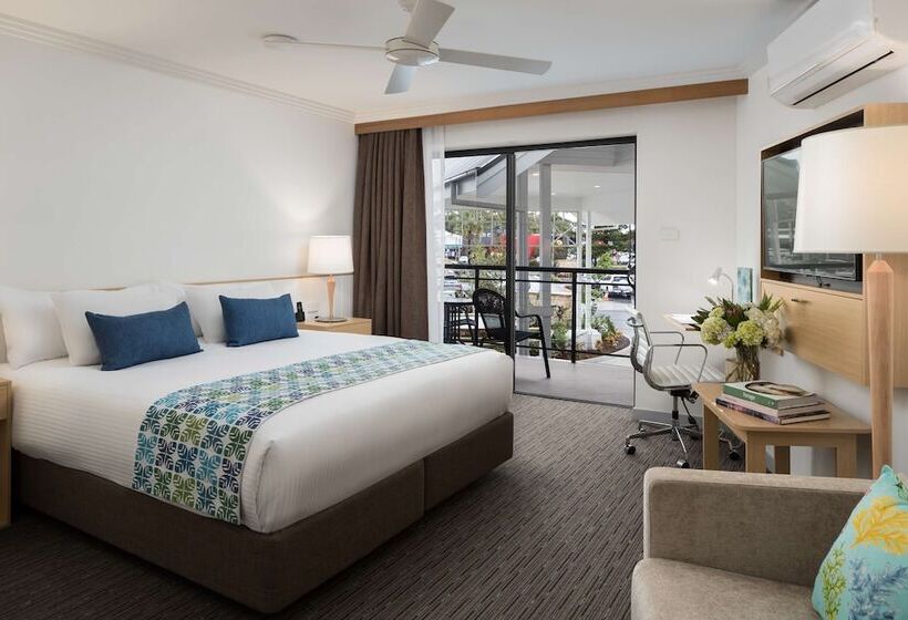 디럭스 룸 킹사이즈 침대, Sails Port Macquarie By Rydges