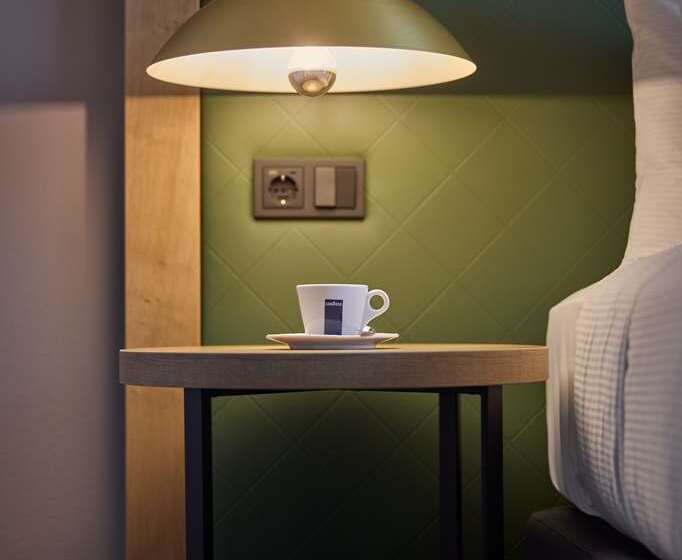 キングサイズベッドのスタンダードルーム, Hilton Saint John
