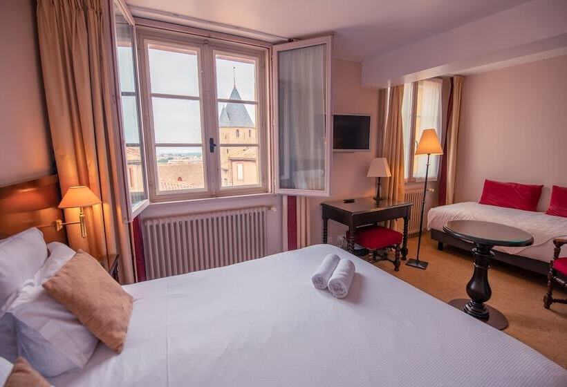 اتاق سوپریور سه تخته, Hôtel Le Donjon   Cœur De La Cité Médiévale