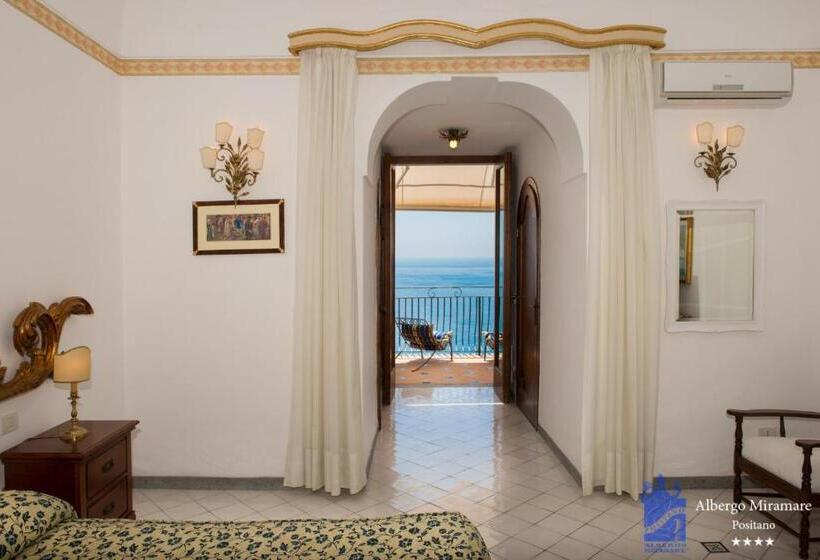Camera Superiore Vista Mare, Albergo Miramare Positano