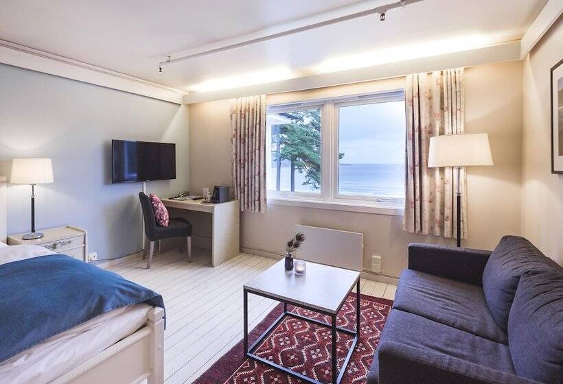 带海景的标准房, Strand Hotel Fevik   By Classic Norway Hotels