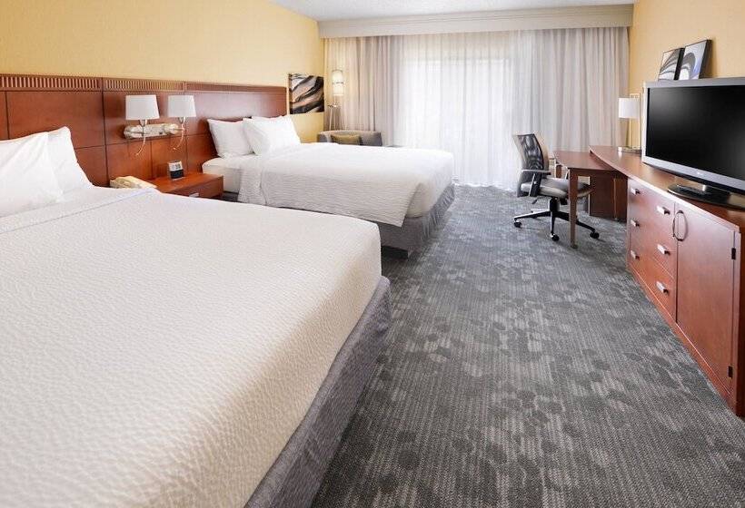 اتاق استاندارد با 2 تخت دوبل, Courtyard By Marriott Oklahoma City Airport