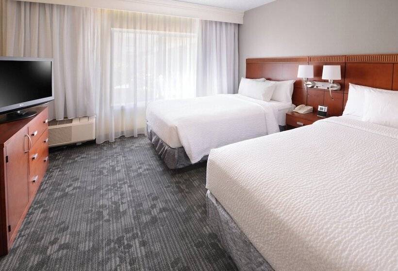 اتاق استاندارد با 2 تخت دوبل, Courtyard By Marriott Oklahoma City Airport