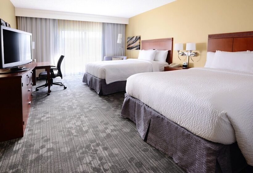 اتاق استاندارد با 2 تخت دوبل, Courtyard By Marriott Oklahoma City Airport