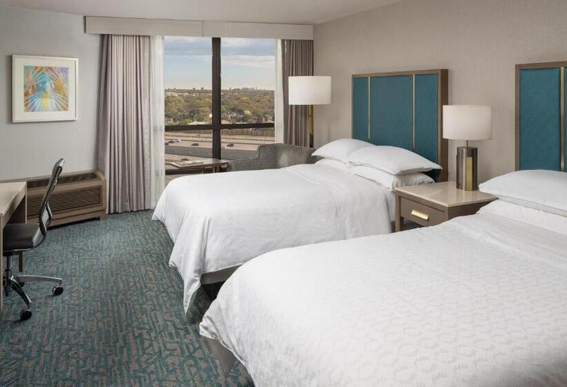 带2个双人床的标准工作室, Sheraton Dallas Hotel By The Galleria