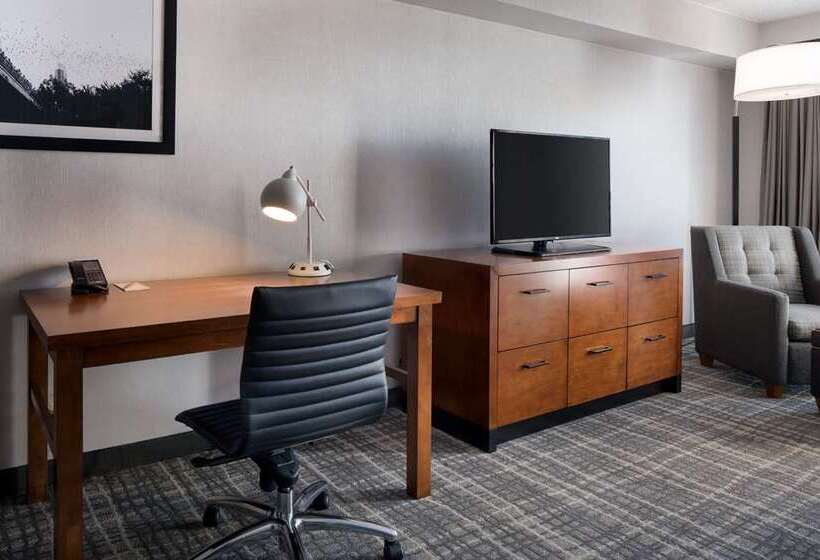 キングサイズベッドのスイートルーム, Embassy Suites By Hilton Austin Central