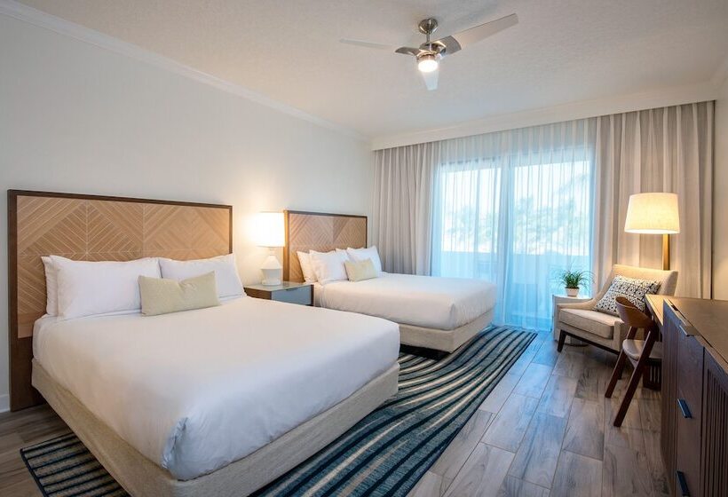 اتاق استاندارد با 2 تخت دوبل, Hawks Cay Resort