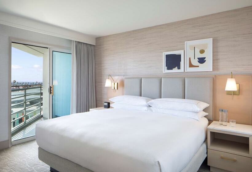 带阳台套房, Hilton Santa Monica Hotel & Suites